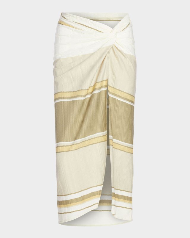Textured Xana Midi Skirt
